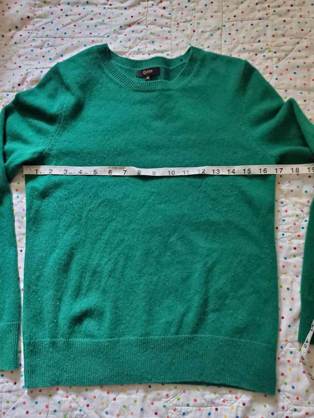 Quince Mangolian Cashmere Crewneck  Sweater Everglade Suze XS. - Picture 9 of 10